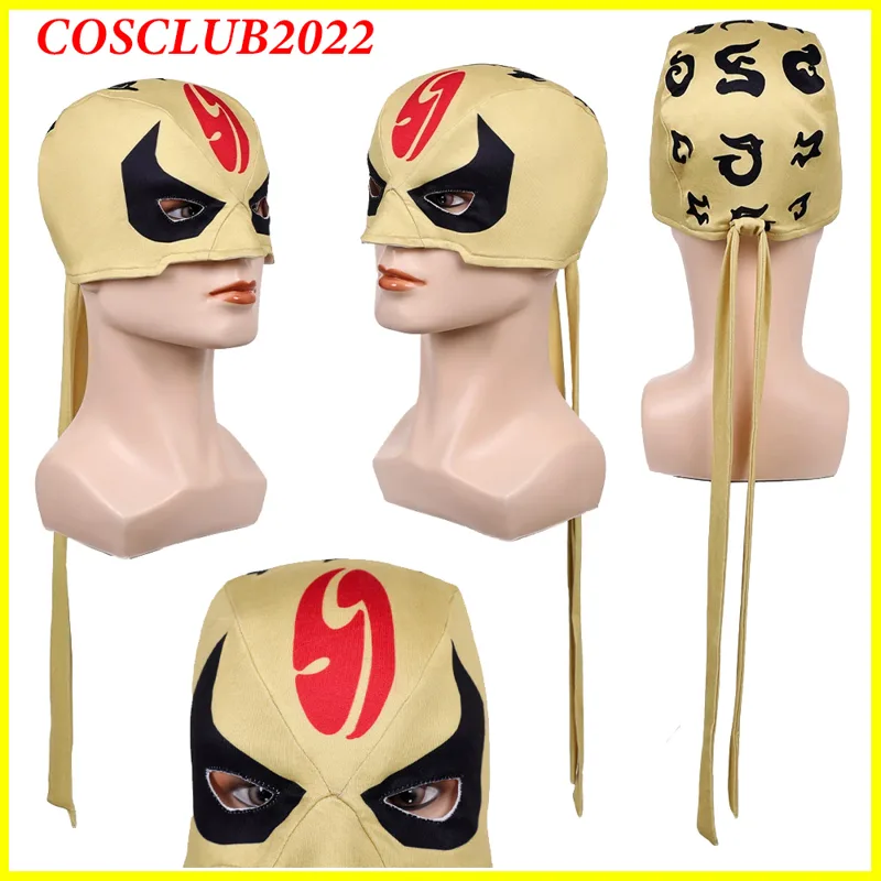 Men'S Yellow Accessories - Męski Żelazny Uderzenie Cosplay Żółta Opaska