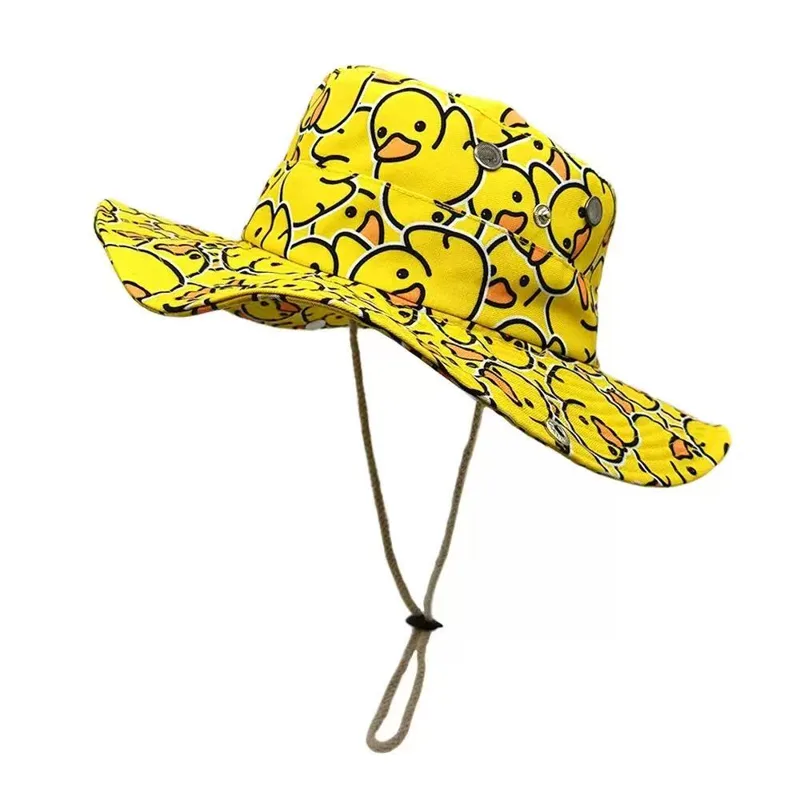 Men'S Yellow Accessories - Uroczy żółty kapelusz typu bucket hat