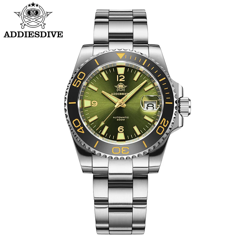 Young Men'S Accessories - ADDIESDIVE Nowy Zegarek Nurkowy Męski Prezent