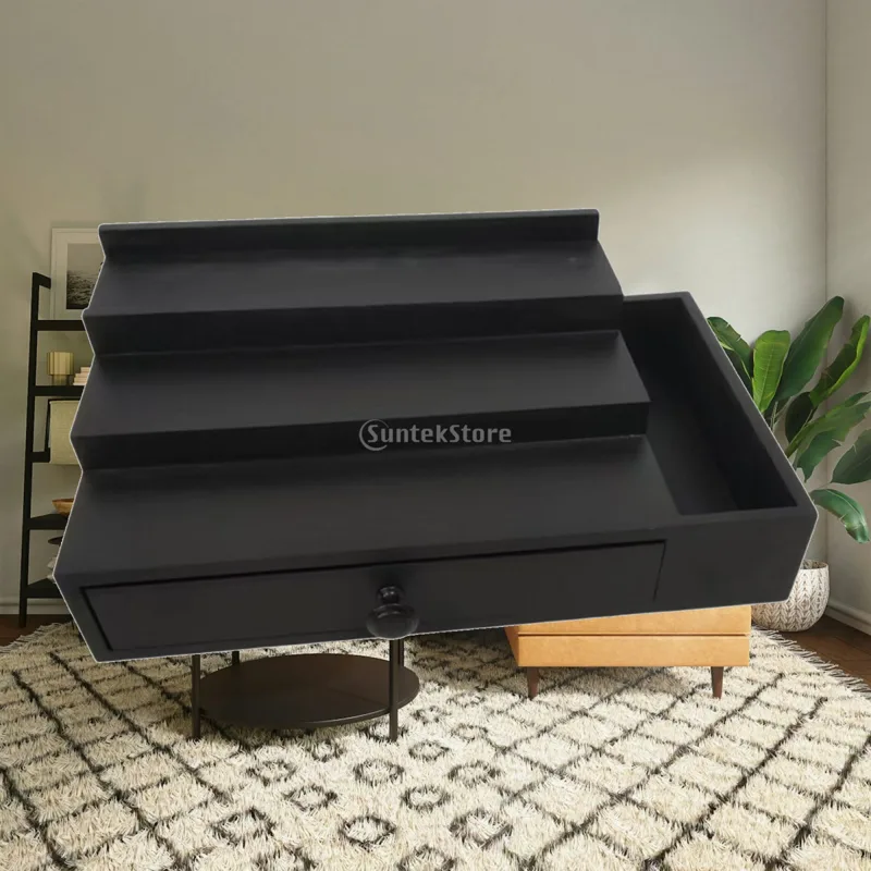 Men Accessories Drawer - Wielopoziomowy organizer na perfumy, drewniana półka