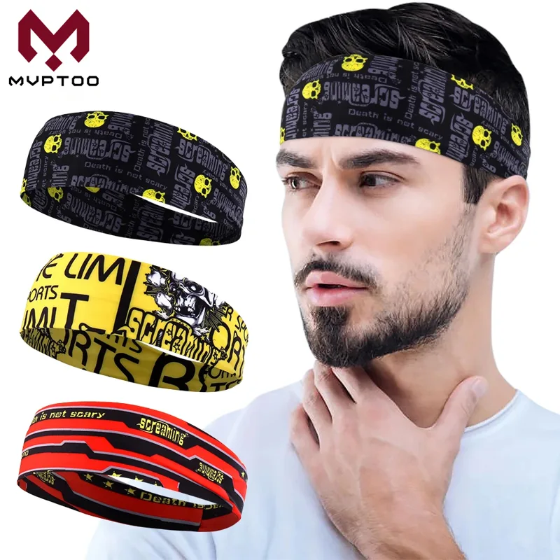 Men'S Yoga Accessories - Mężczyźni kobiety opaska sportowa czaszka duch