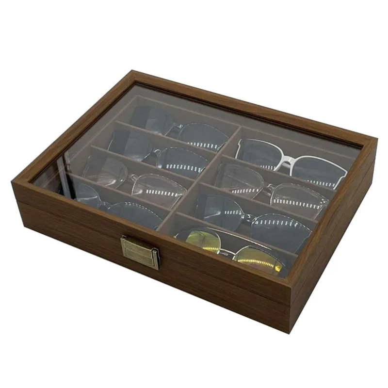 Men Accessories Drawer - Drewniany organizer na okulary przeciwsłoneczne, 8