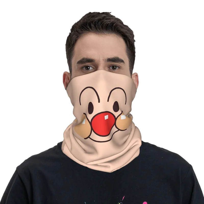 Men Accessories For Neck - Wiatroodporna kominiarka/śliniak z motywem komiksu/mangi Anpanman,
