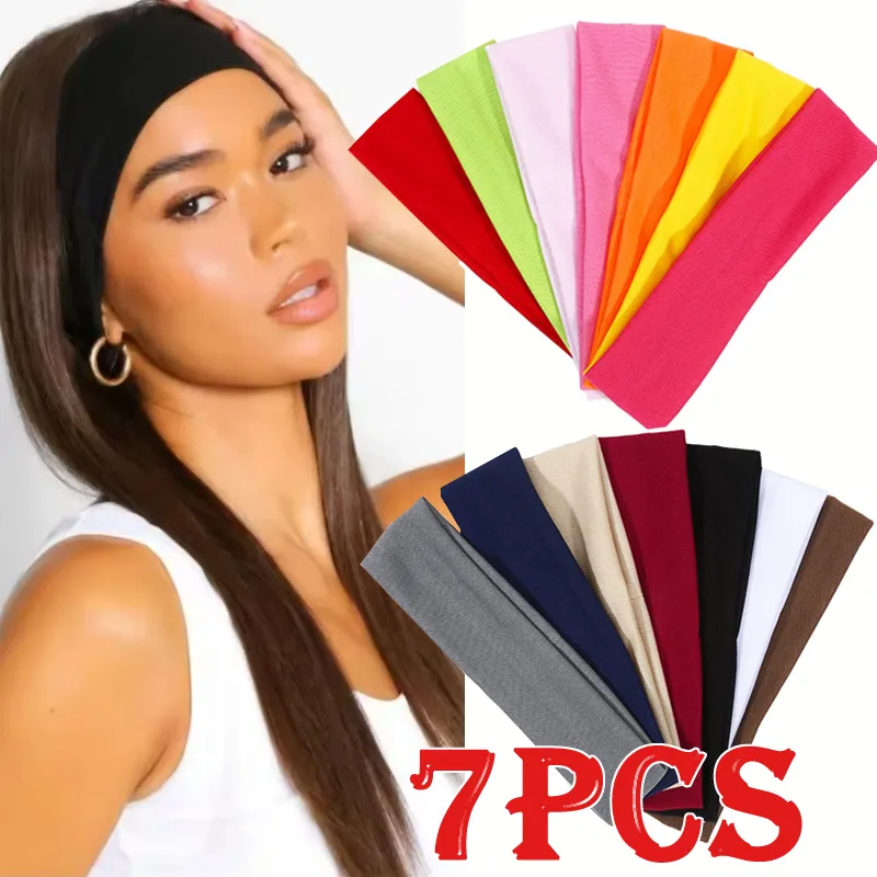 Men'S Yoga Accessories - 7 szt. Elastyczne opaski do włosów,