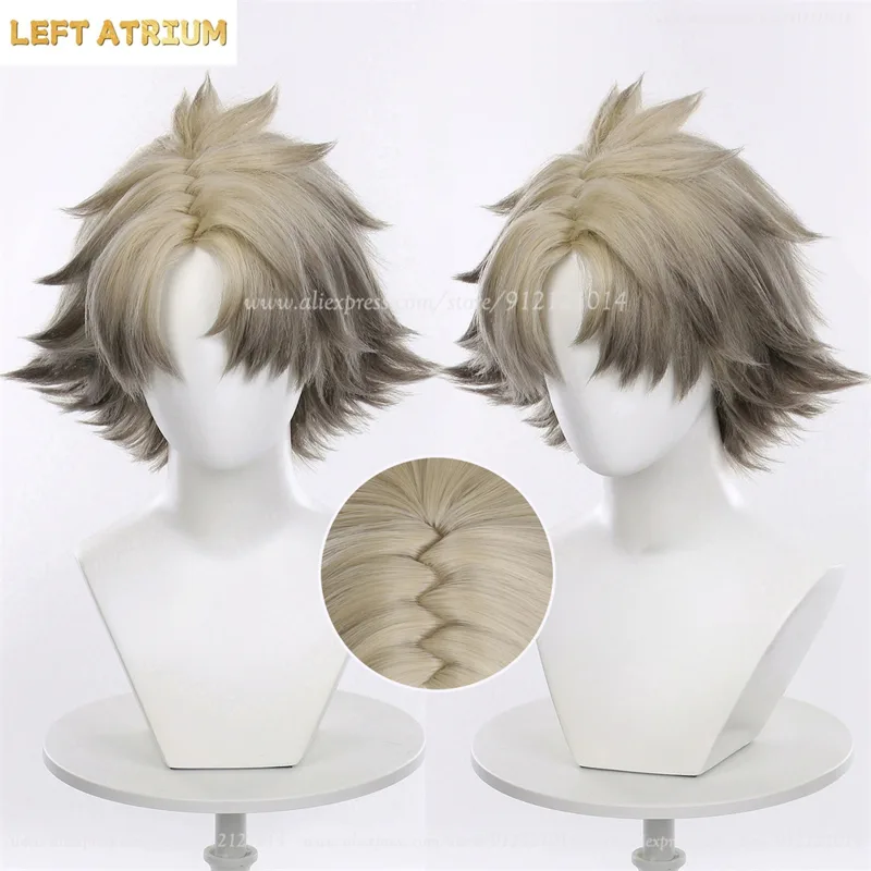 Men'S Yellow Accessories - Peruka Cosplay Rudo Surebrec 25cm Żółta