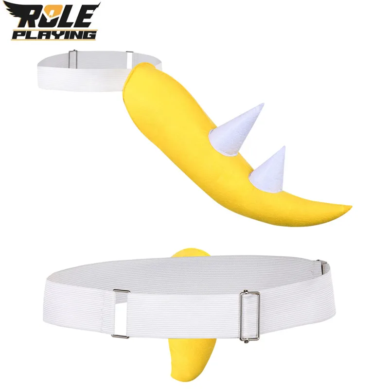 Rekwizyty do cosplayu Bowser J – Men'S Yellow Accessories recenzja i cena