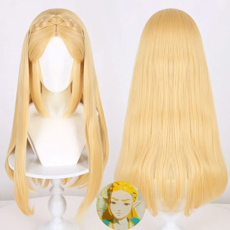Peruka Cosplay Anime Zelda Lin – Men'S Yellow Accessories recenzja i cena