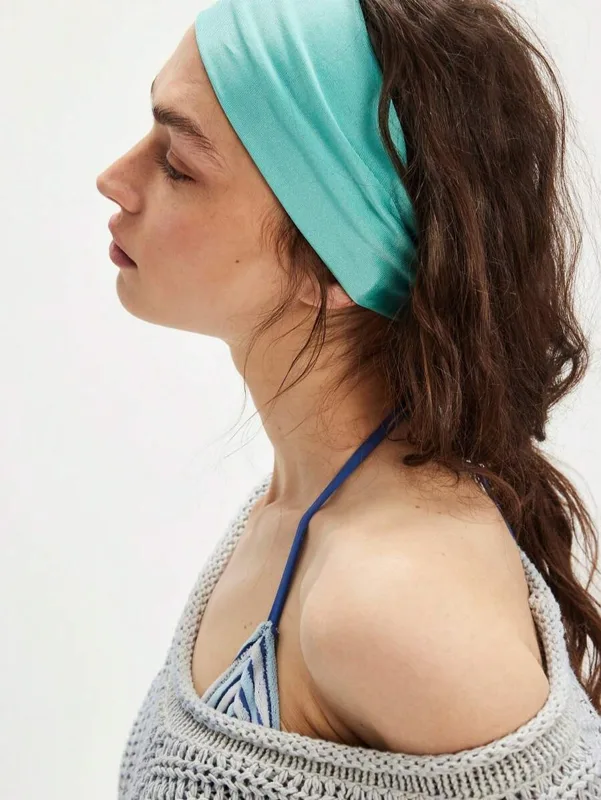 1 szt. Jednolita turkusowa opa – Men'S Yoga Accessories recenzja i cena