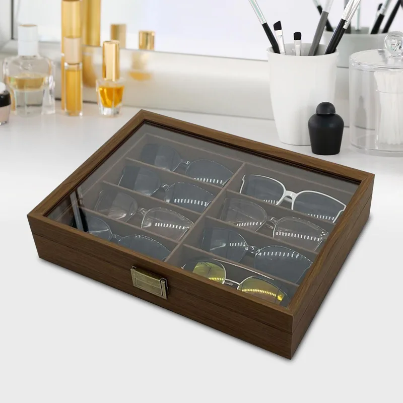 Drewniany organizer na okulary – Men Accessories Drawer recenzja i cena
