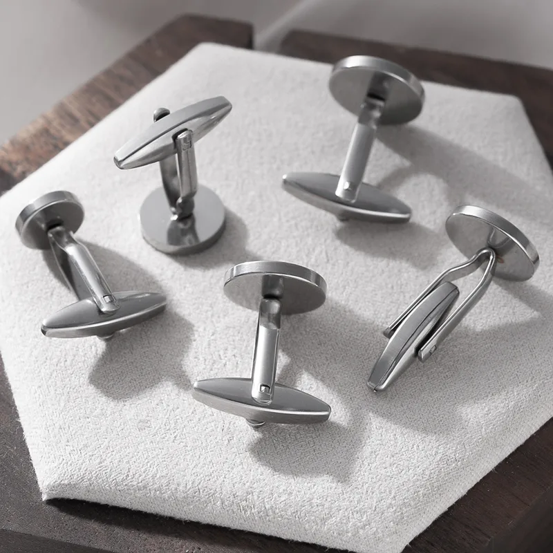 5 szt. Stalowe spinki do manki – Young Men'S Accessories recenzja i cena