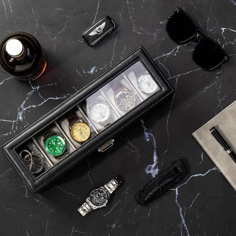 Pudełko na zegarki z 6 przegró – Men Accessories Drawer recenzja i cena