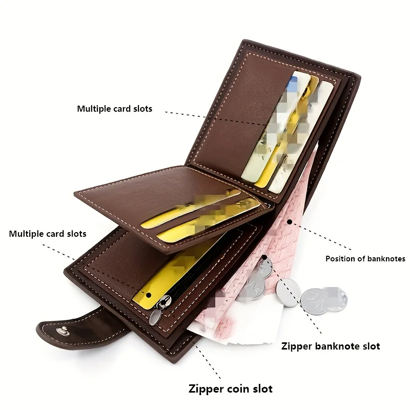 Portfel męski z matowej skóry  – Bifold Leather Wallet recenzja i cena