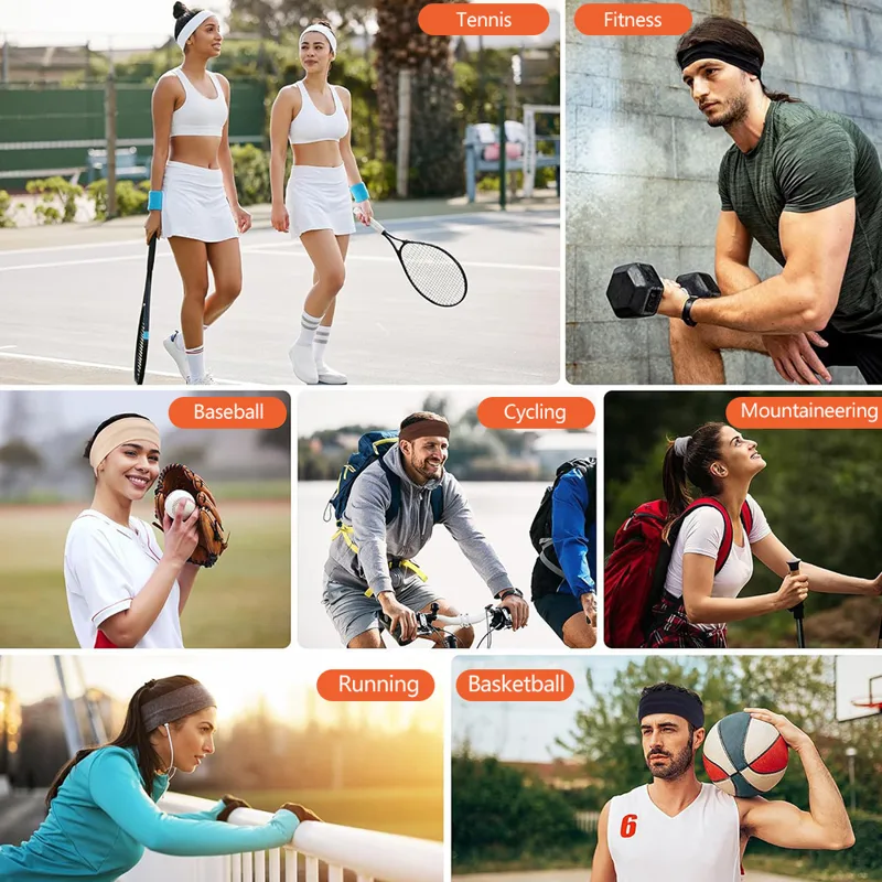 6/8 szt. Opaski do włosów do s – Men'S Yoga Accessories recenzja i cena