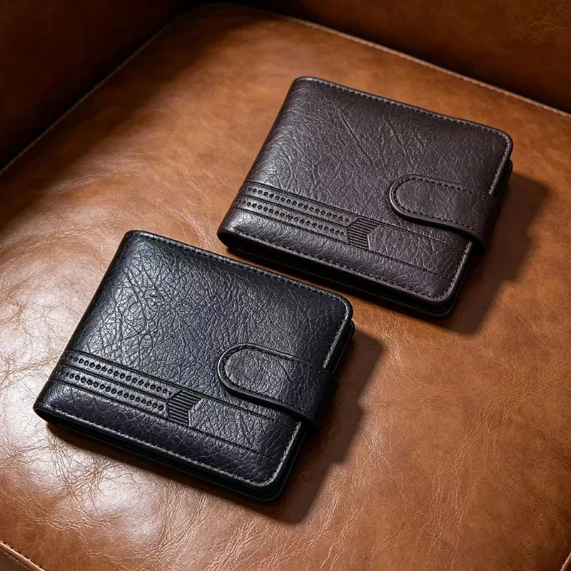 Męskie, smukłe portfele dwukla – Bifold Leather Wallet recenzja i cena