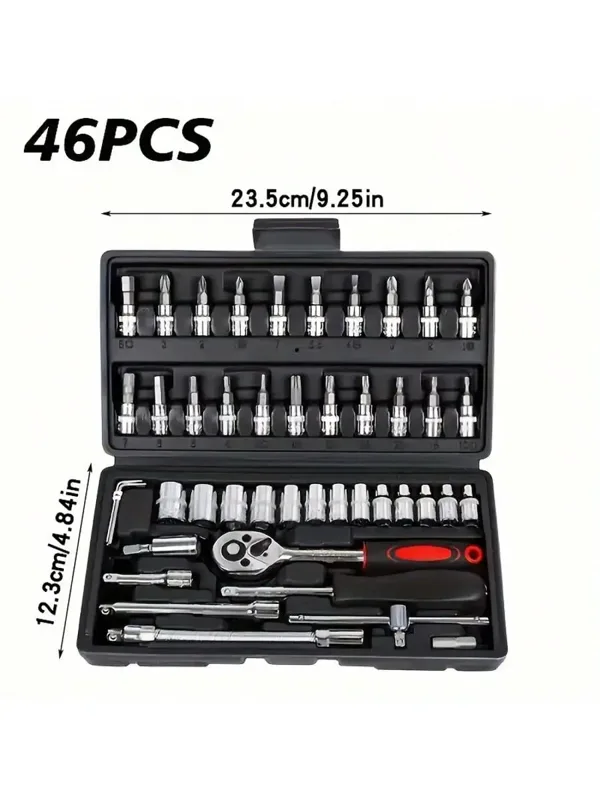 46-częściowy zestaw kluczy nas – Men'S Accessories Rack recenzja i cena