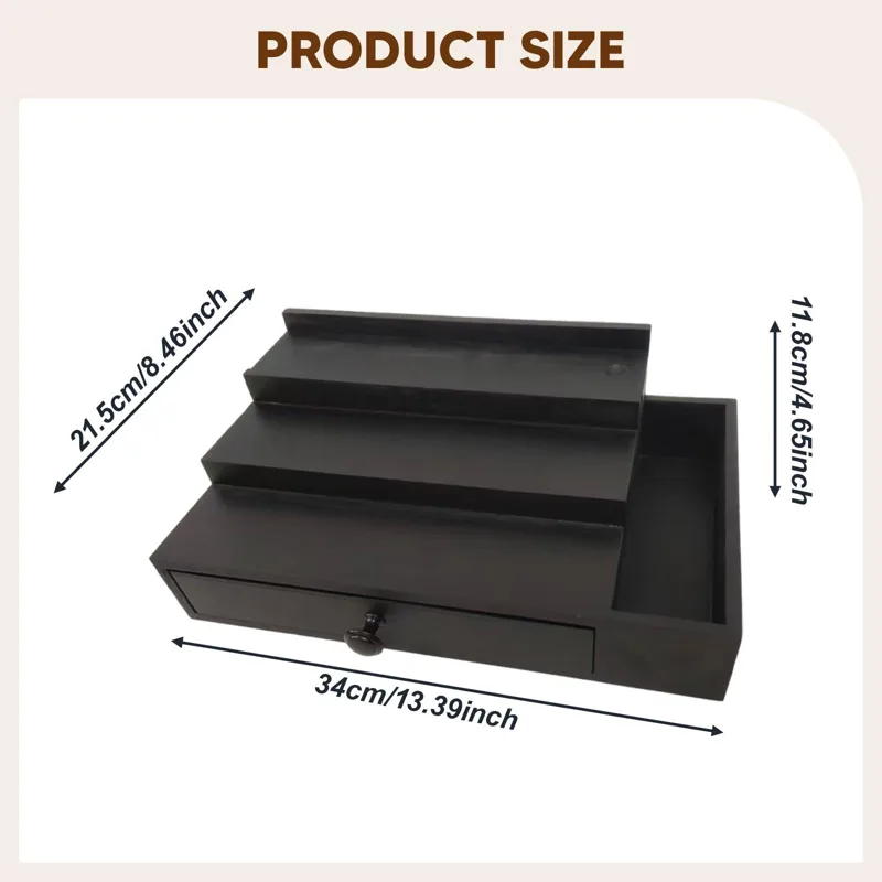 Organizer na perfumy, drewnian – Men Accessories Drawer recenzja i cena