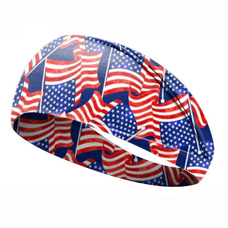 Opaska do włosów z flagą USA n – Men'S Yoga Accessories recenzja i cena