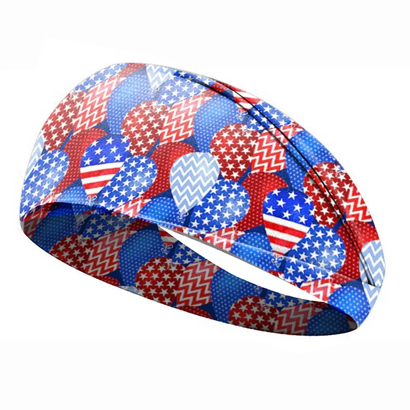 Opaska do włosów z flagą USA n – Men'S Yoga Accessories recenzja i cena