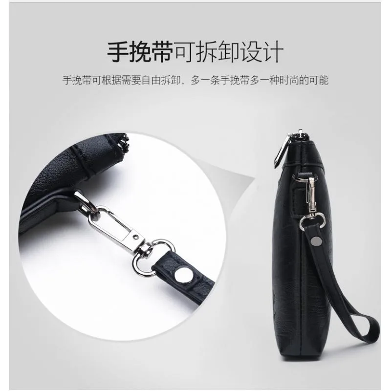 Męska kopertówka z logo marki, – Men'S Accessories Rack recenzja i cena