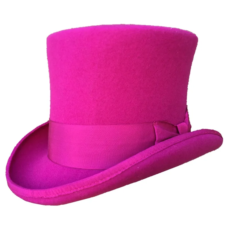 Różowy kapelusz cylinder damsk – Men'S Victorian Accessories recenzja i cena