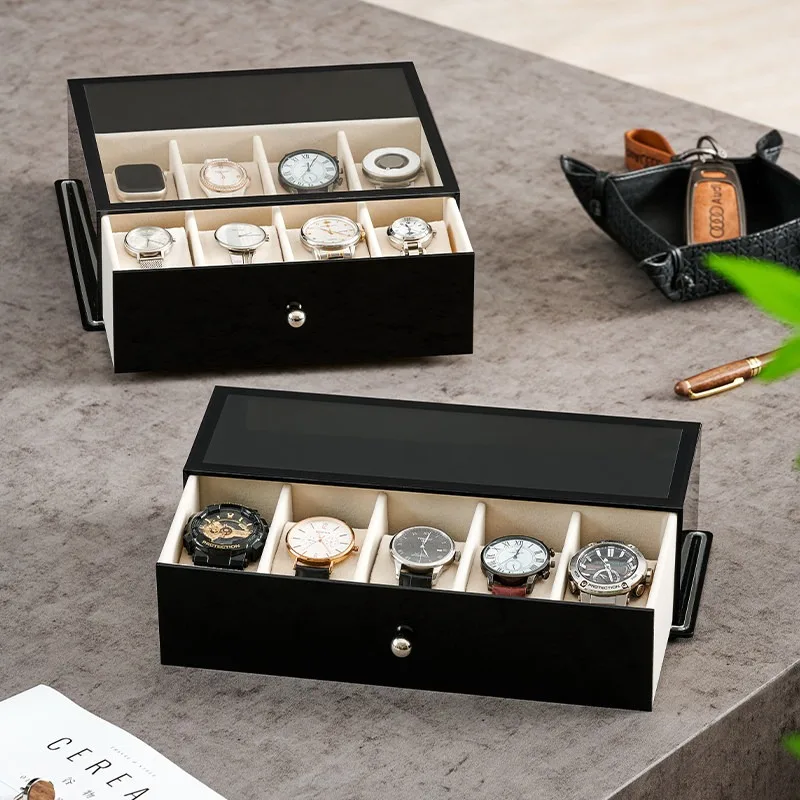 Plastikowe pudełka na zegarki  – Men Accessories Drawer recenzja i cena
