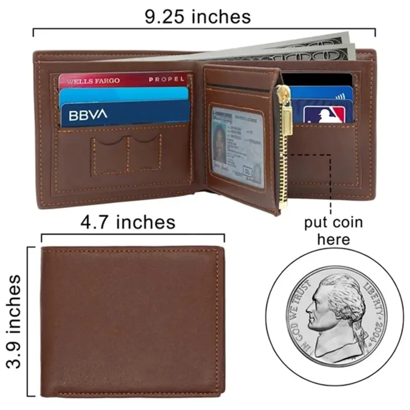 2025 Grawerowane zdjęcie Krótk – Bifold Leather Wallet recenzja i cena