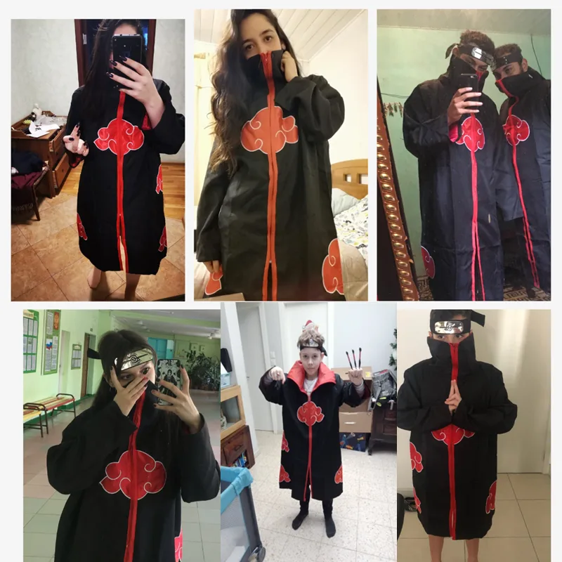 Męski strój cosplay Akatsuki z – Young Men'S Accessories recenzja i cena