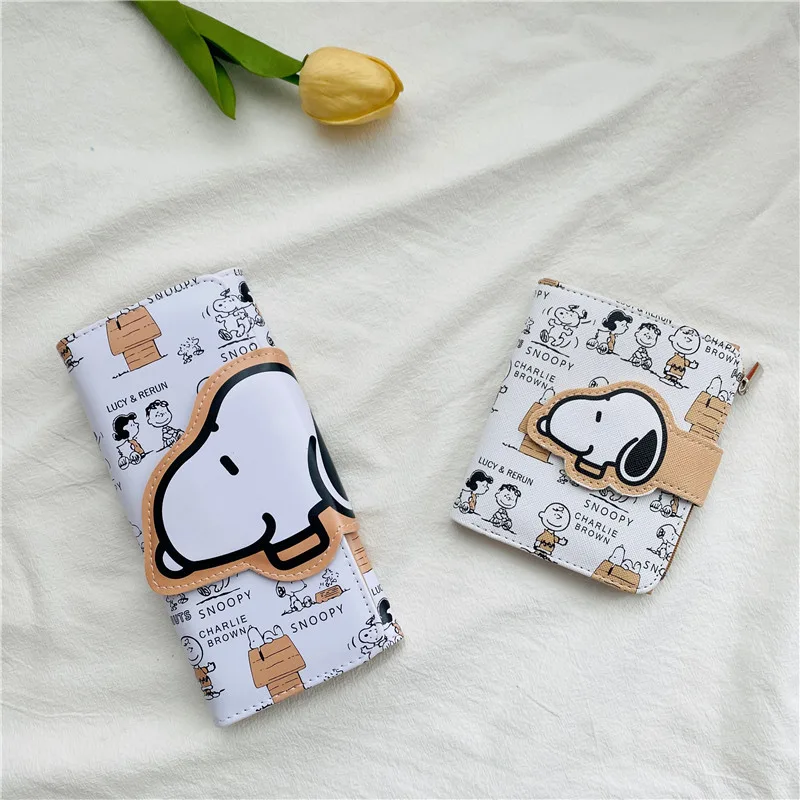 Portfel z motywem Snoopy, skór – Bifold Leather Wallet recenzja i cena