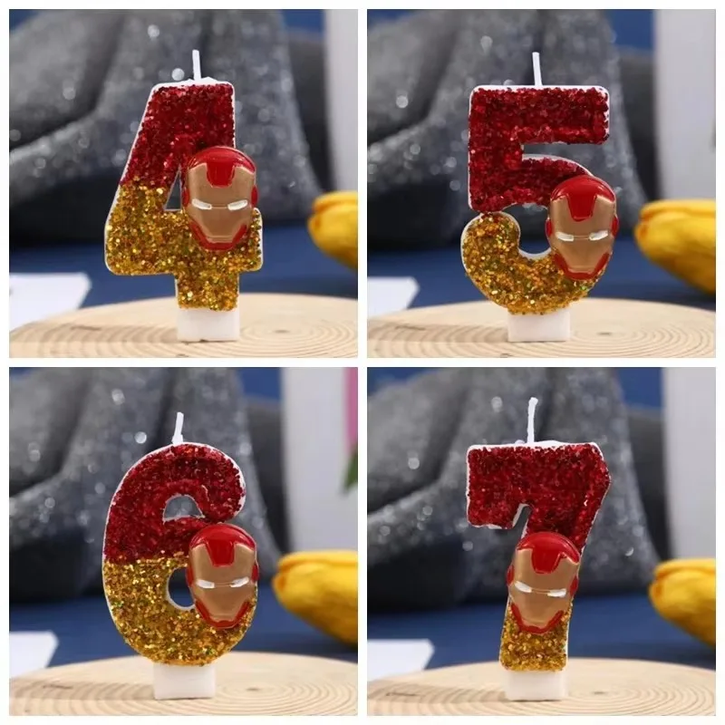 0-9 Kreskówkowe ozdoby na tort – Men Accessories For Birthday Gift recenzja i cena