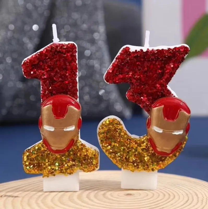 0-9 Kreskówkowe ozdoby na tort – Men Accessories For Birthday Gift recenzja i cena